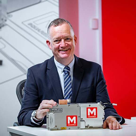 Dr Graeme Malcolm OBE, Chief Executive and founder of M Squared