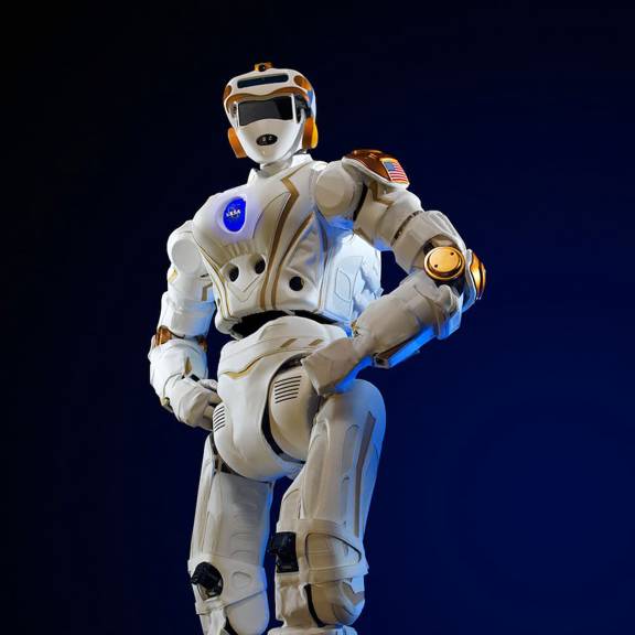 NASA's R5 robot, nicknamed Valkyrie at the University of Edinburgh