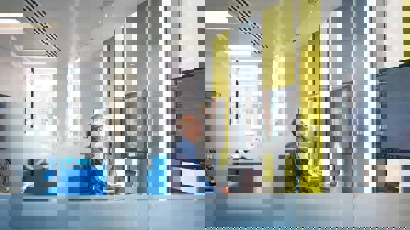 Staff member at Scotland's Innovation Centre for sensing, imaging and Internet of Things (IoT) technologies