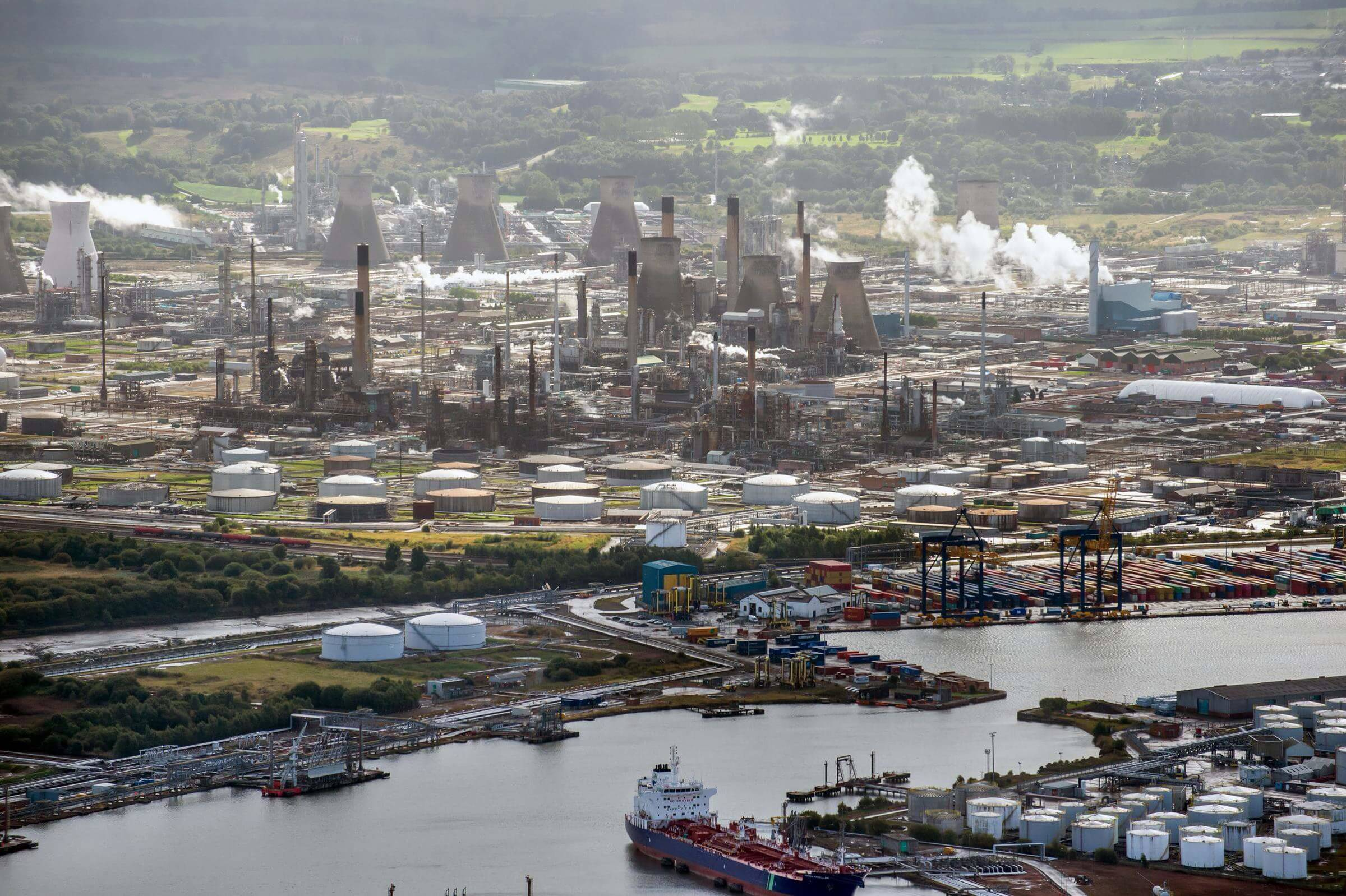 Grangemouth port and industrial complex