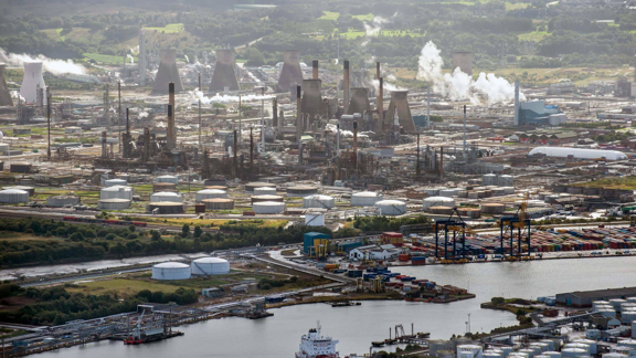 Grangemouth port and industrial complex