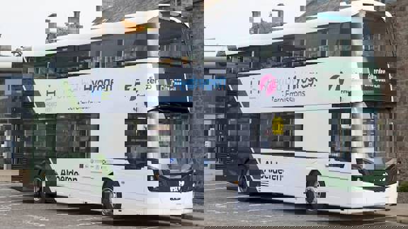 Hydrogen bus in Aberdeen