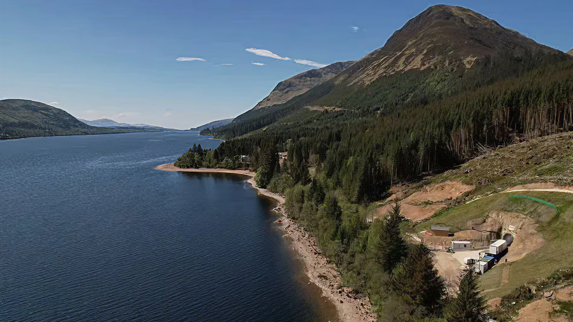 Coire Glas pumped storage hydroelectric power station in the highlands of Scotland